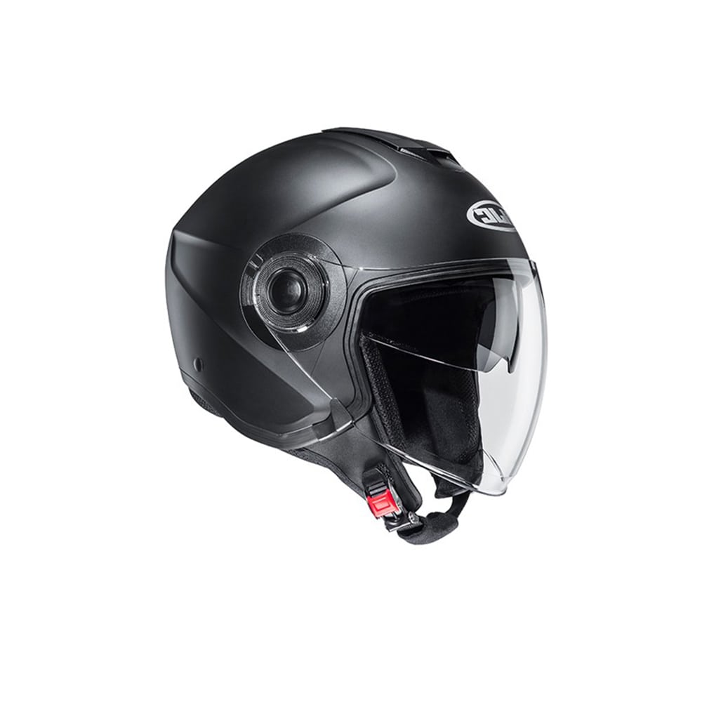 HJC i40N UNI Casco Abierto Para Scooter Semiplano Negro