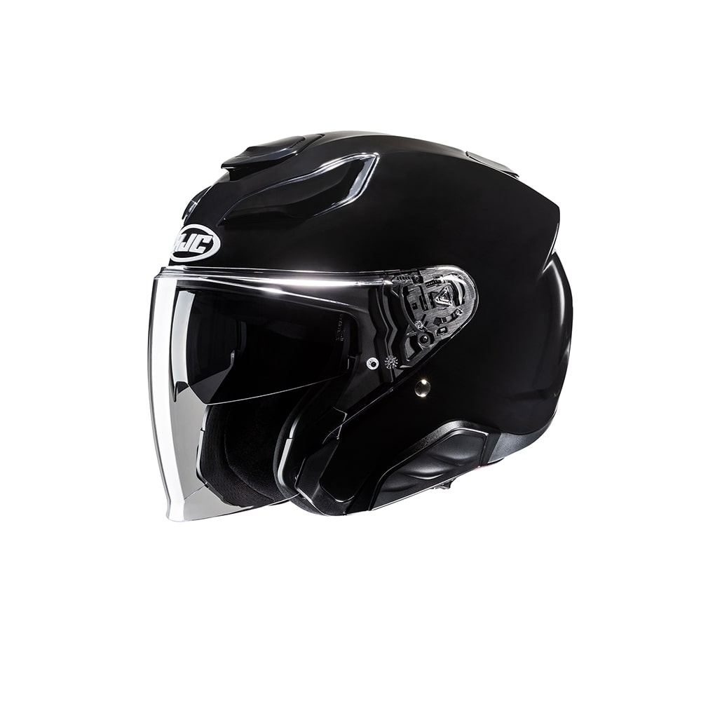 HJC F31 Moto deportiva Casco abierto metal negro