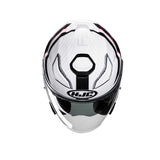 HJC F31 NABY MC1 Casco Jet Negro Blanco Rojo