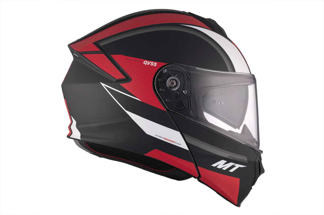 MT GENESIS SV CAVE A5 MATE CASCO DE MOTO ABATIBLE HACIA ARRIBA