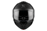 MT Genesis SV Solid A1 abatible, negro brillante Casco de motocicleta 