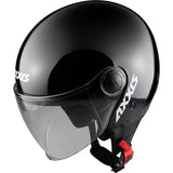AXXIS OF501B SQUARE S SOLID A1 CASCO DE MOTO NEGRO BRILLO