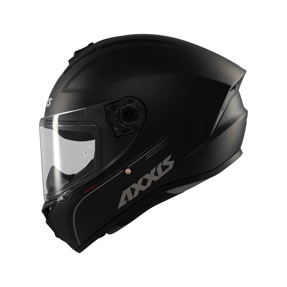 AXXIS FF112D DRAKEN S SOLID V.2 A11 CASCO DE MOTO NEGRO MATE