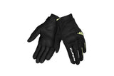 SEVENTY SD-C40 ASPHALT Guantes De Moto De Verano Para Hombre Negro/Amarillo Fluor - GUANTES
