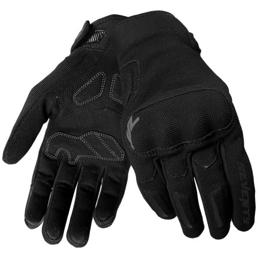 SEVENTY SD-C42 Asphalt Guantes de moto urbanos de verano para mujer Negro Gris