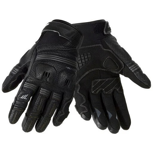 GUANTI DA MOTO SEVENTY DEGREES SD-N62 CORSA NERI