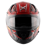 AXOR APEX VENOMOUS DV CASCO INTEGRAL DE MOTOCICLETA NEGRO_ROJO