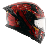 AXOR APEX VENOMOUS DV CASCO INTEGRAL DE MOTOCICLETA NEGRO_ROJO