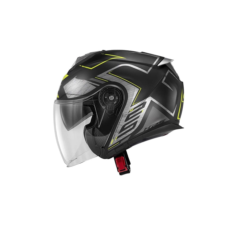 GIVI X.25 CASCO JET TRACE GRIS NEGRO AMARILLO