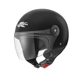 KAPPA KV40S moto cara abierta Casco negro mate