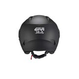 Givi 12.3 Stratos D Casco chorro negro sólido para scooter chorro