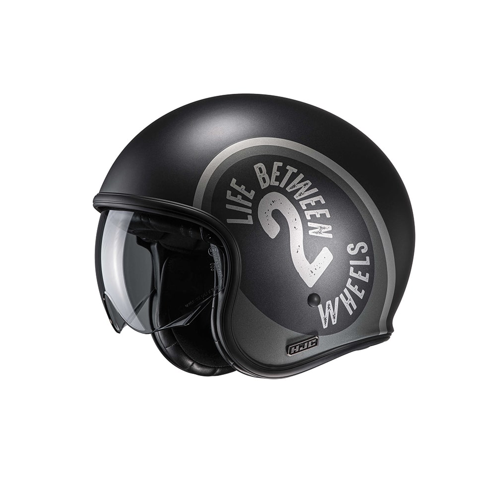 HJC V30 Harvey MC5SF Casco de motocicleta abierto estilo retro clásico