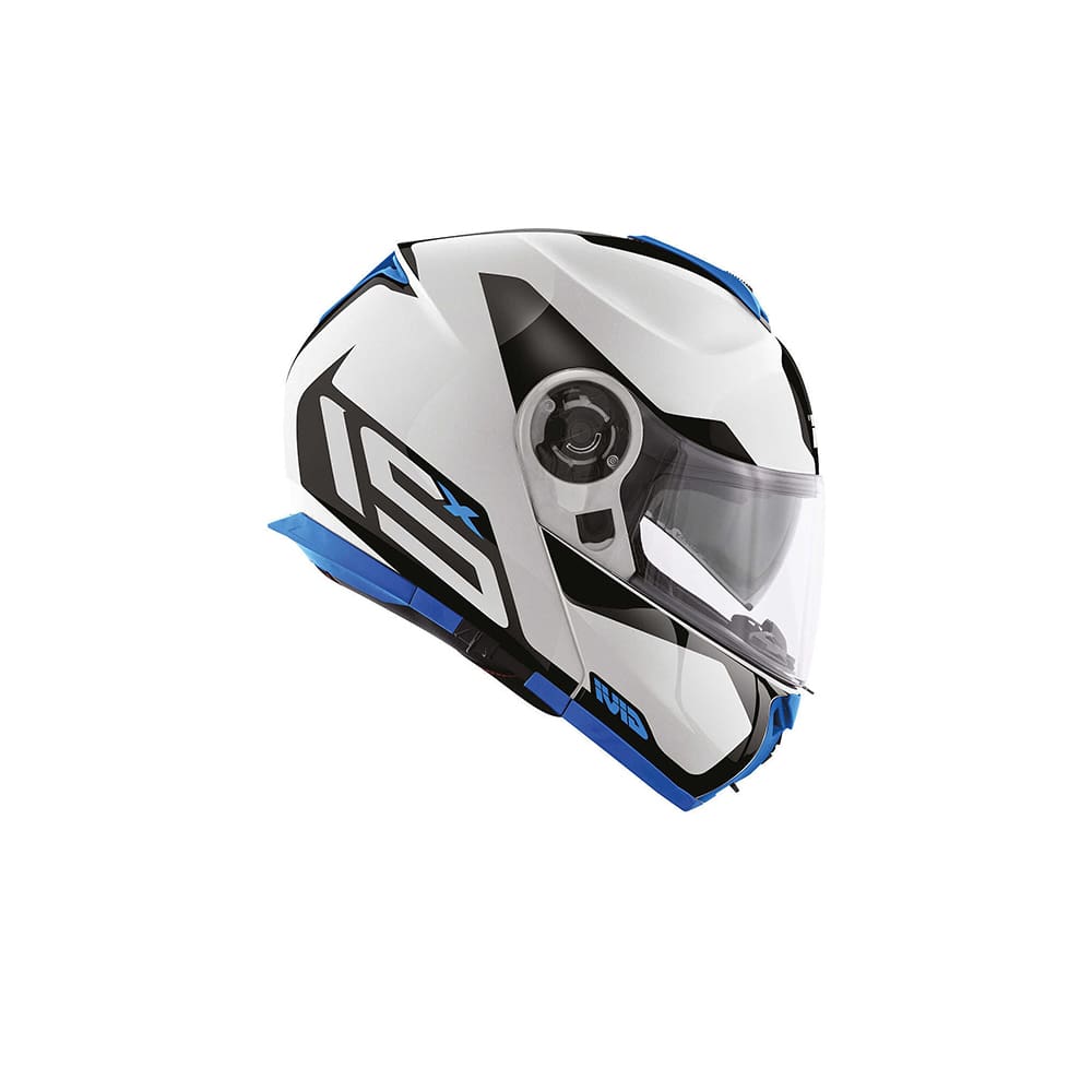 CASCO GIVI X.21 DESAFIADORA CON PLD TEMBLAR BLANCO AZUL ROJO