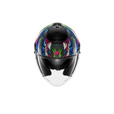 SHARK RS JET CARBON SHAYTAN Negro Verde Violeta Casco