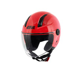 GIVI 11.7 SOLID Casco Demi Jet Para Scooter Rojo