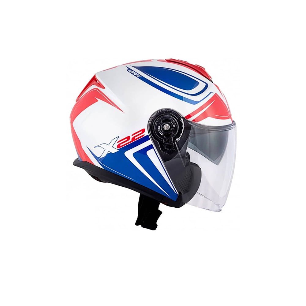 GIVI X.22 Planetd Moto Jet Urbano Turismo Blanco Azul Rojo