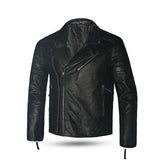 BELA - SWISS MAN CHAQUETA DE PIEL MODA NEGRO