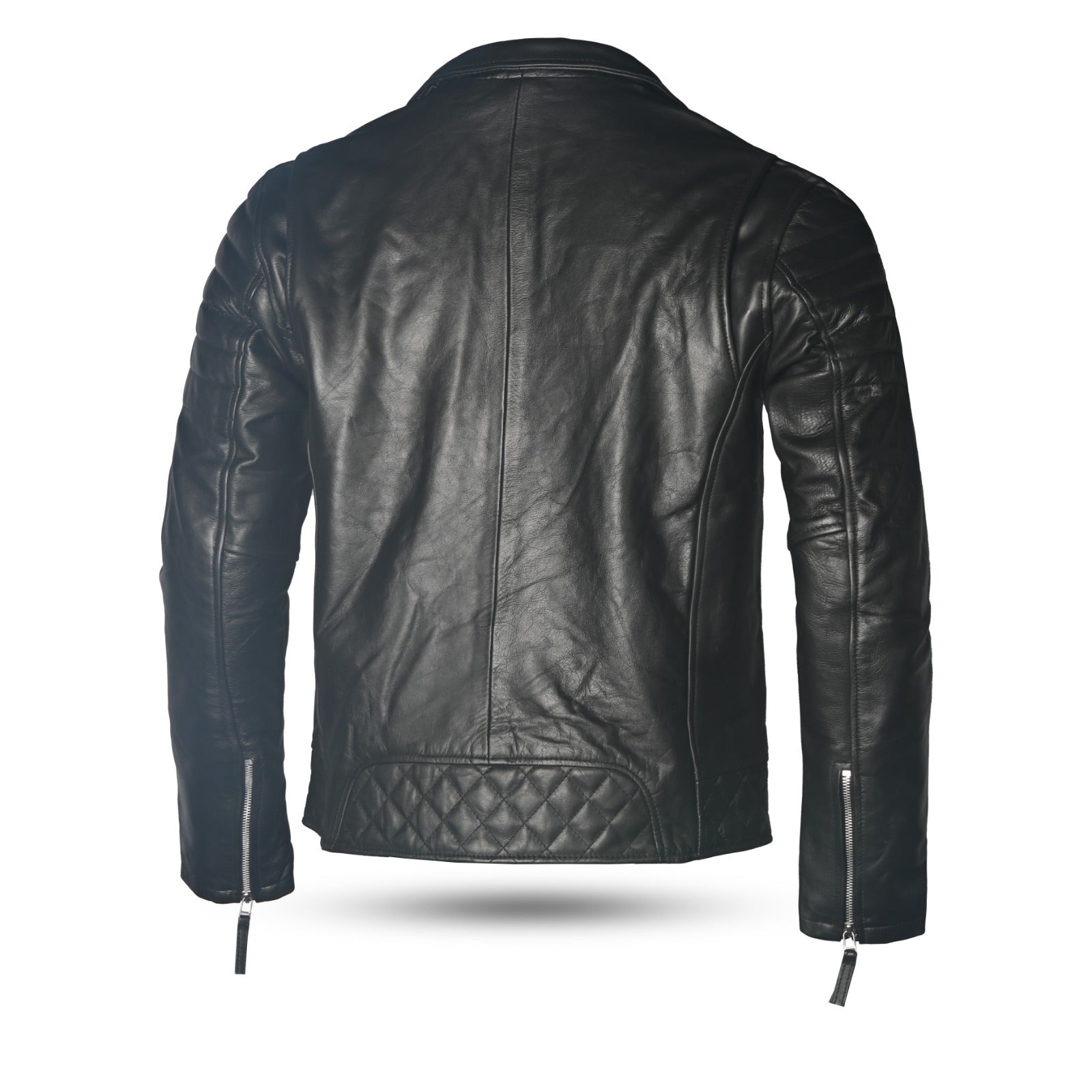 BELA - SWISS MAN CHAQUETA DE PIEL MODA NEGRO