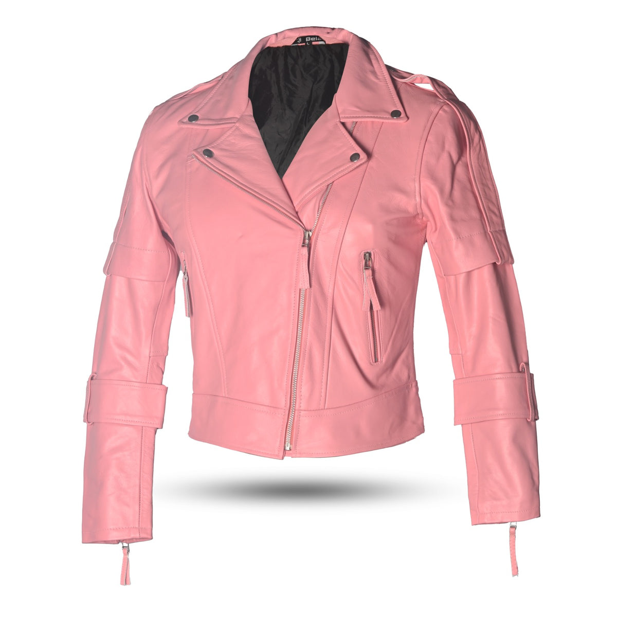 GIACCA IN PELLE MODA ROSA BELA-ROSE LADY