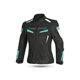 BELA SPRINTER CHAQUETA TEXTIL MUJER NEGRO TURQUOISE