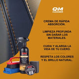 QM CLEANER KIT LEATHER | KIT LIMPIEZA E HIDRATACIÓN CUERO