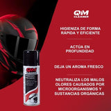 QM CLEANER  KIT LIMPIEZA E HIGIENIZANTE DE CASCOS
