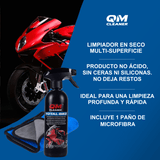 QM CLEANER KIT LIMPIADOR MOTO Y CASCO Y TOTAL BIKE