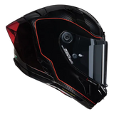 NOLAN X-804 RS ULTRA CARBON SSO DI PICCHE 342 INTEGRAL HELMET NERO ROSSO