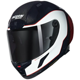 NOLAN X-804 RS ULTRA CARBON ASSO DI PICCHE 343 Integral Casco Bianco Rosso