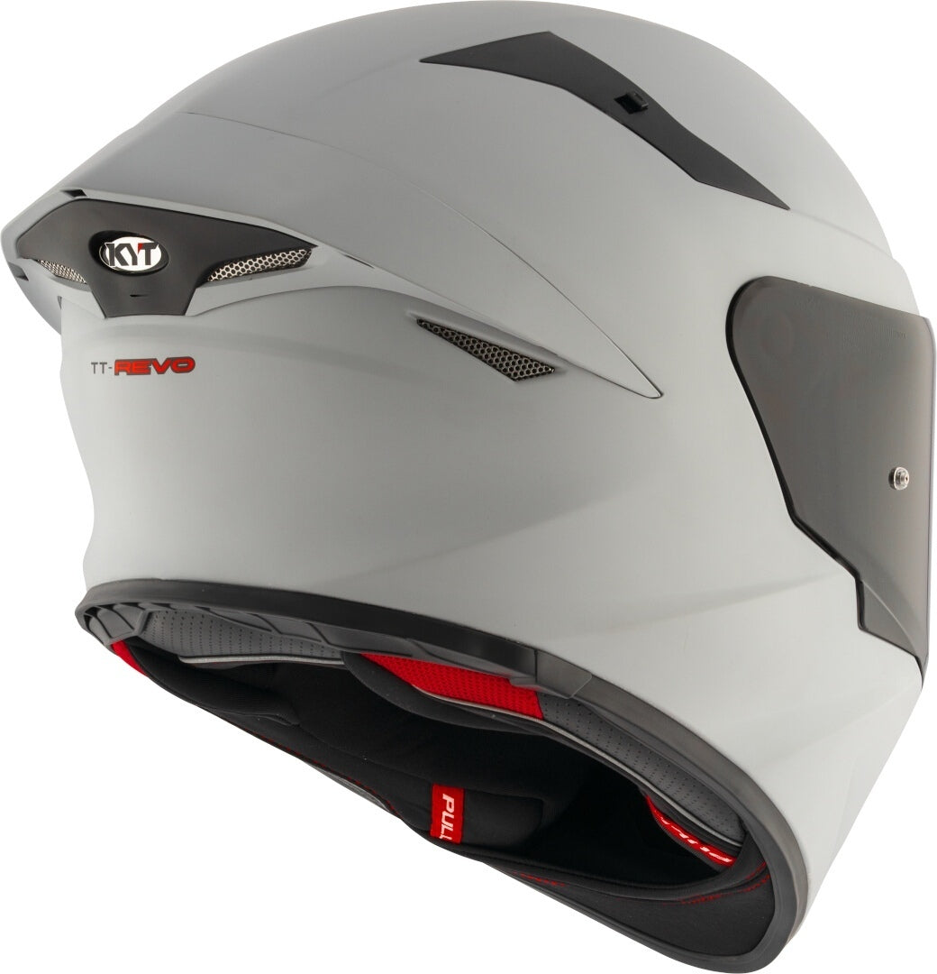 KYT CASCO TT-REVO PLAIN MATT GREY