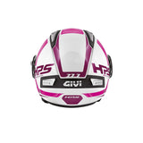 CASCO DEPORTIVO DE MOTO JET MUJER GIVI 11.1 AIR JET-R BLANCO ROSA