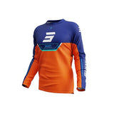 SHOT DEVO CAMISA DE MOTO AZUL NARANJA
