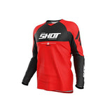 SHOT DRAW CAMISA DE MOTO ROJO