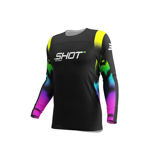 SHOT CONTACT KID CAMISA DE MOTO BLANCO