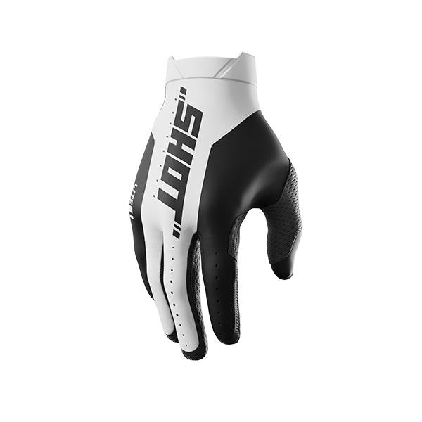 SHOT LITE GUANTES DE MOTO NEGRO BLANCO
