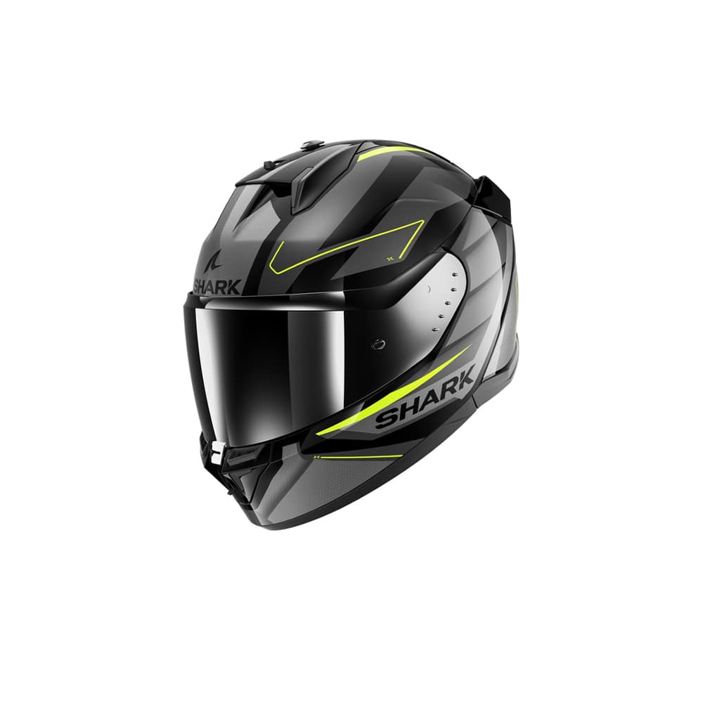 SHARK D-SKWAL 3 Sizler Negro Antracita Amarillo Casco integral