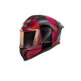 GIVI 50.3 VISION Casco Integral Para Moto Negro Burdeos Rojo