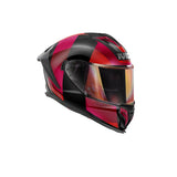 GIVI 50.3 VISION Casco Integral Para Moto Negro Burdeos Rojo