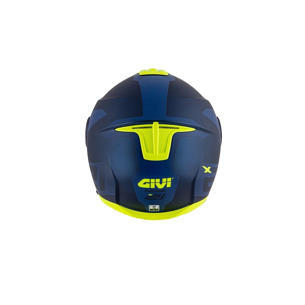 GIVI - CASCO X.21 CHALLENGER SPIRIT AZUL AMARILLO