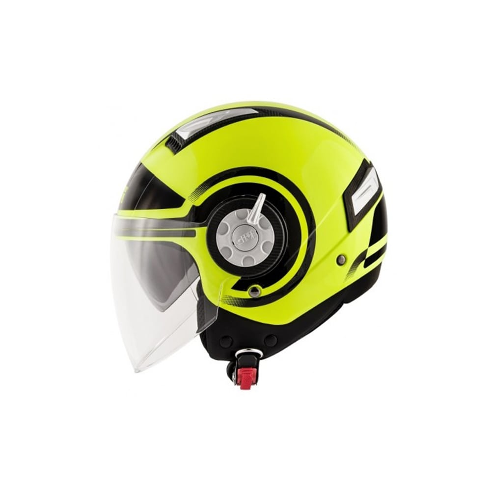 GIVI CASCO JET-R 11.1 AIR JET D REDONDO AMARILLO NEGRO