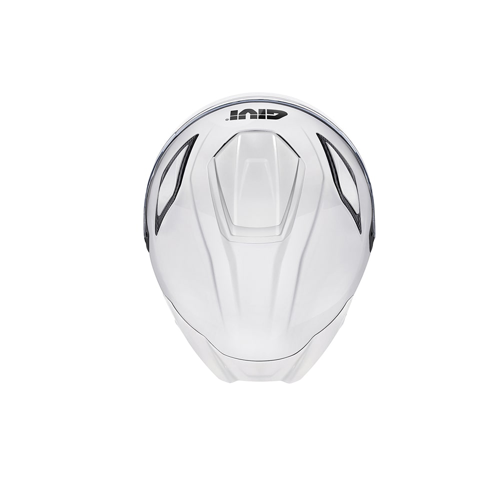 GIVI X29 Fiber Urbana Calle Para Moto Casco Jet Blanco Brillante Pieno