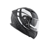 GIVI 50.6 moto Casco integral NEGRO MT PLATA