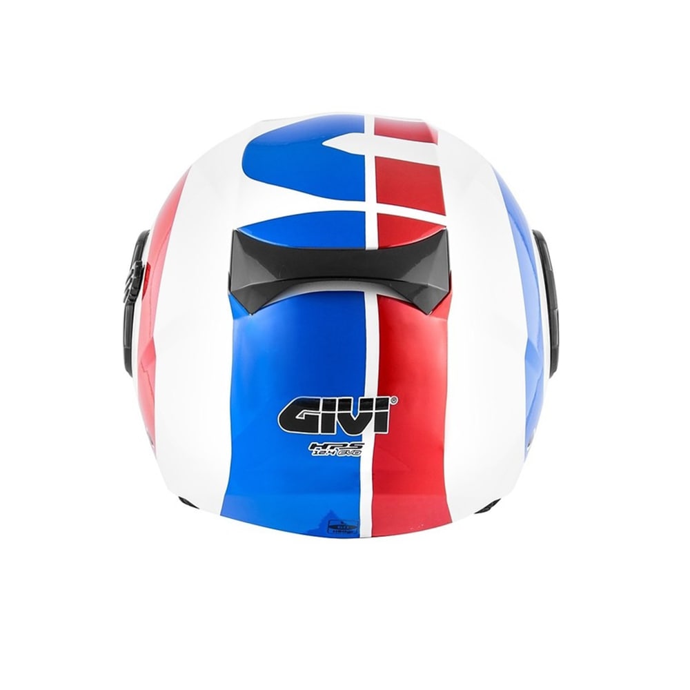 GIVI 12.4 FUTURO GRAN CHORRO CASCO AZUL ROJO