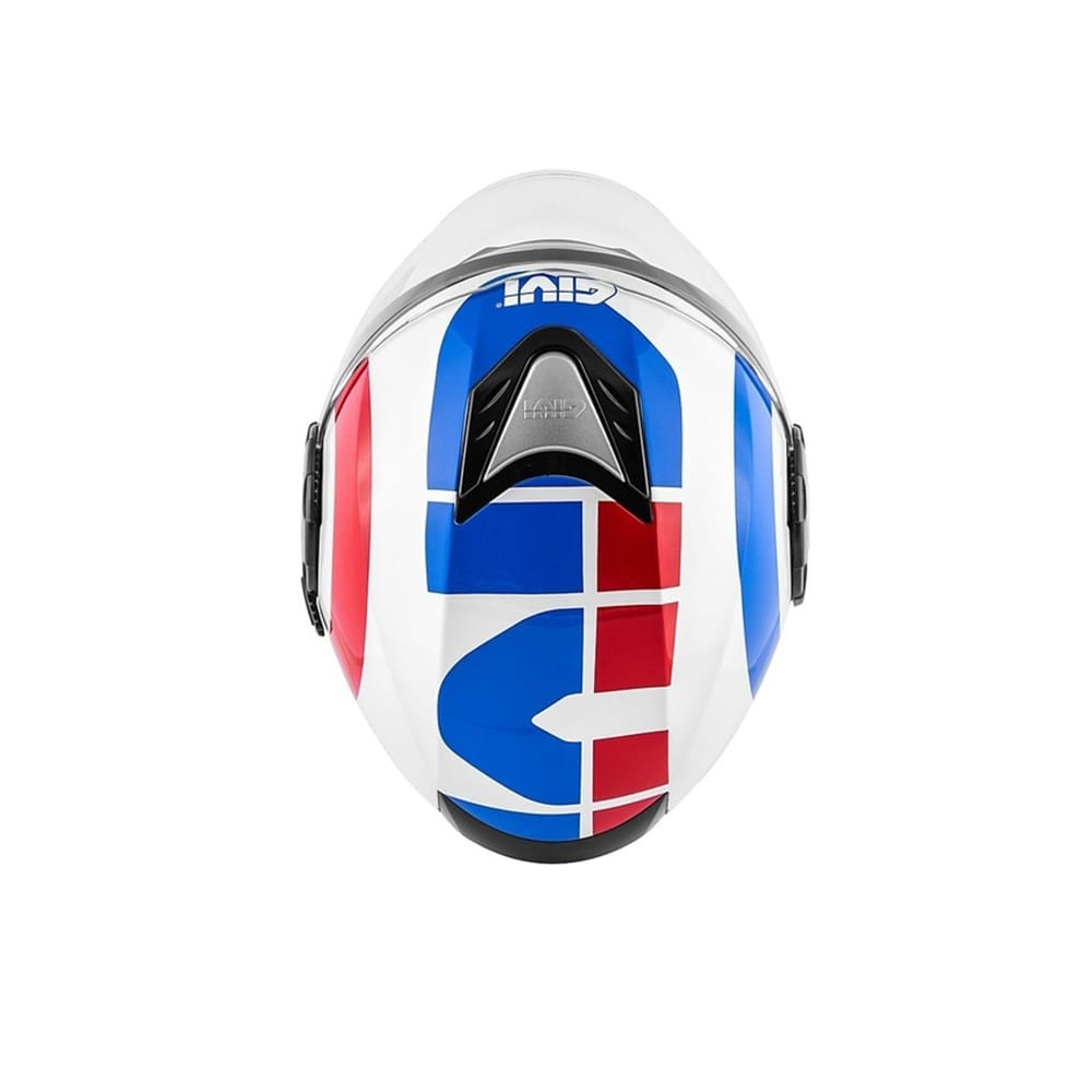 GIVI 12.4 FUTURO GRAN CHORRO CASCO AZUL ROJO