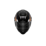 SHARK SPARTAN RS BYRHON CROMADO NEGRO MATE NARANJA CASCO