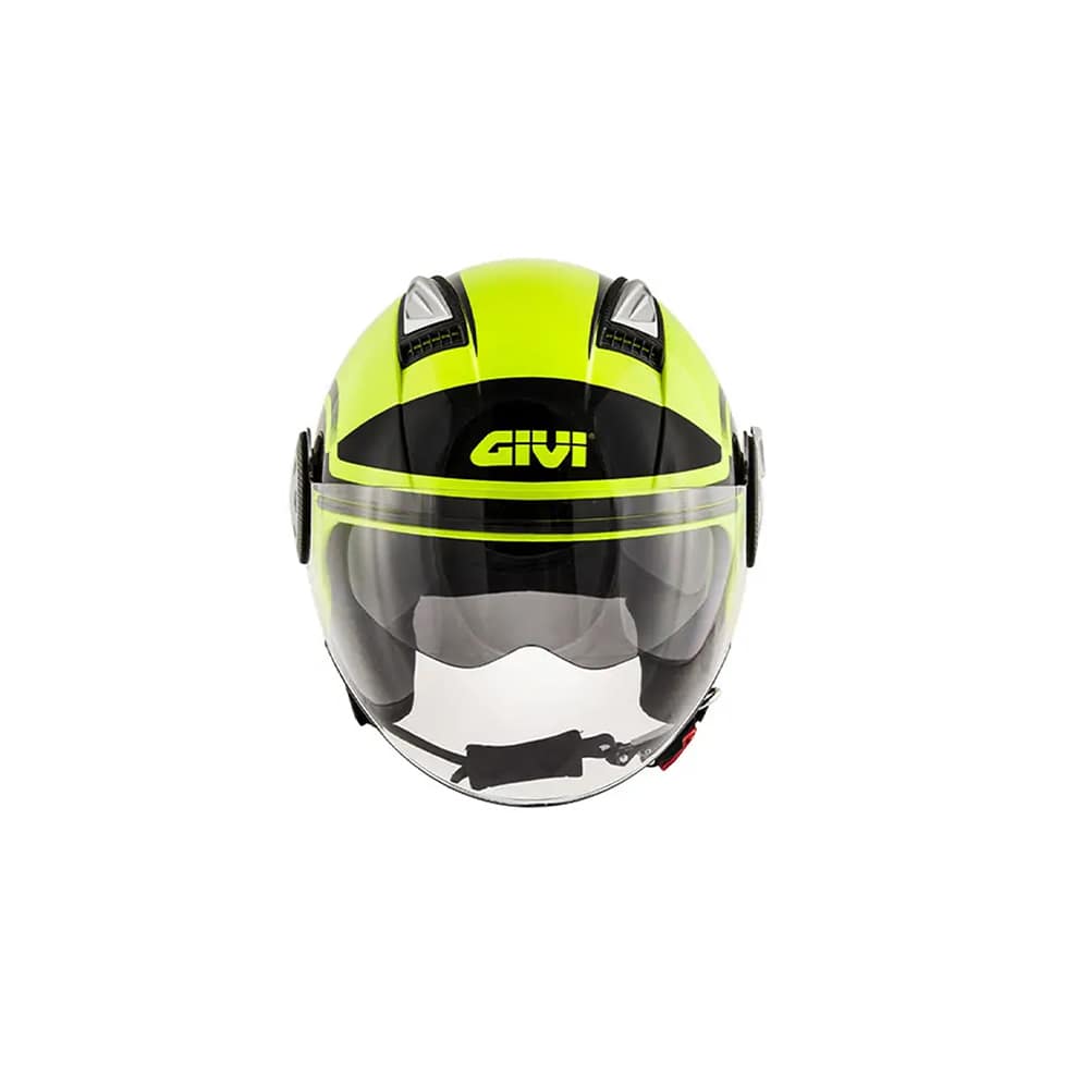 GIVI CASCO JET-R 11.1 AIR JET D REDONDO AMARILLO NEGRO