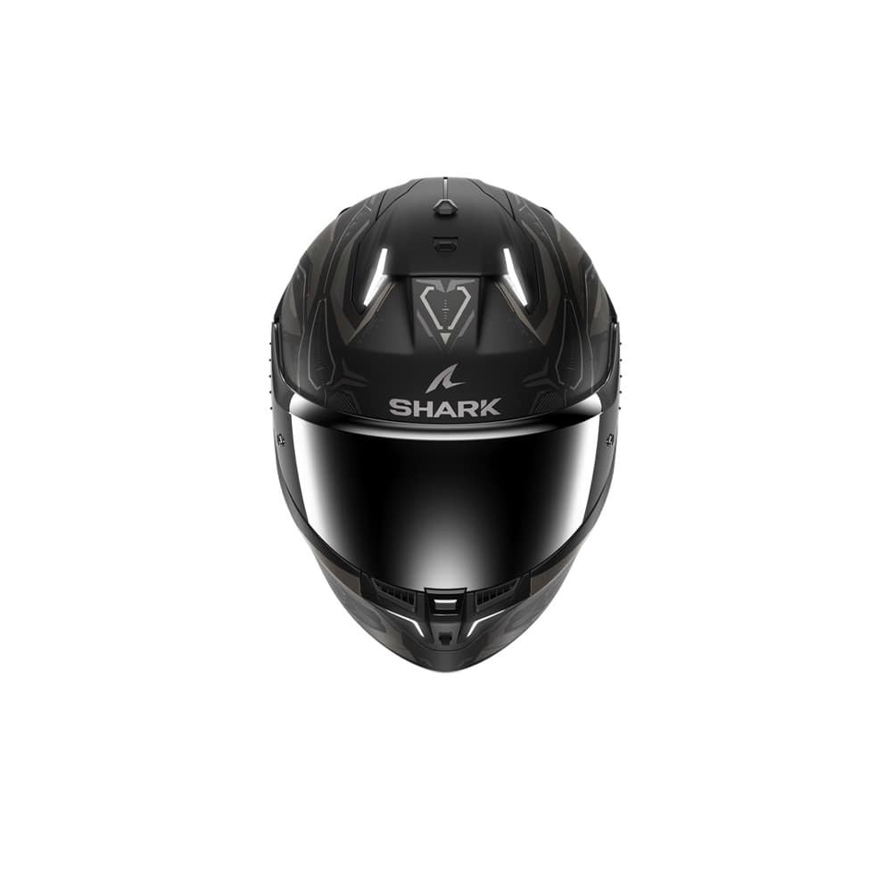 SHARK SKWAL i3 LINIK Mat Integral Casco Negro Antracita