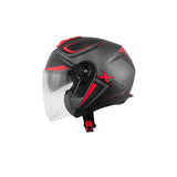 GIVI - CASCO JET X.22 PLANETA HIPER TITANIO ROJO