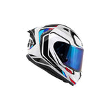 GIVI 50.8 MACH1 Moto Integral Deportivo Casco Blanco Negro Rojo