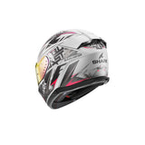 SHARK D SKWAL 3 Blast plata violeta negro Casco integral